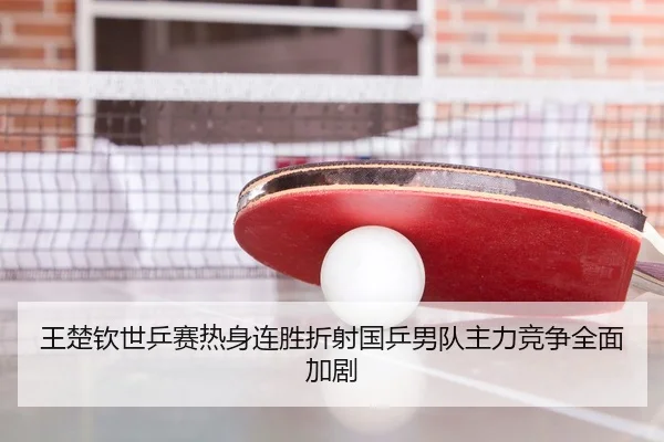 王楚钦世乒赛热身连胜折射国乒男队主力竞争全面加剧